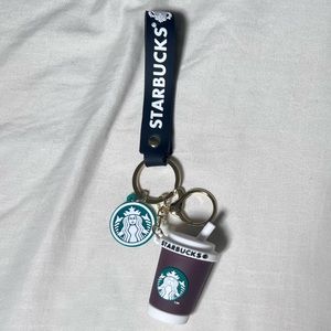 Starbucks Brown/Black Latte Keychain